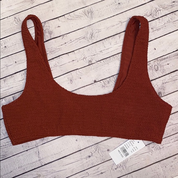 π» LA Hearts brown Bianca Scrunch Square top π» - Picture 4 of 4